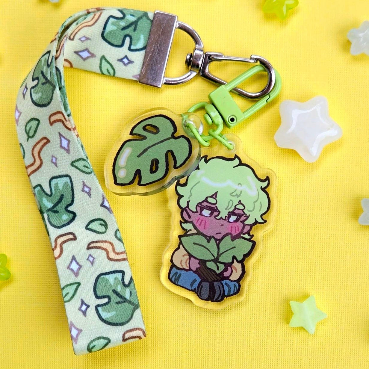 Leaf Me Alone Lanyard