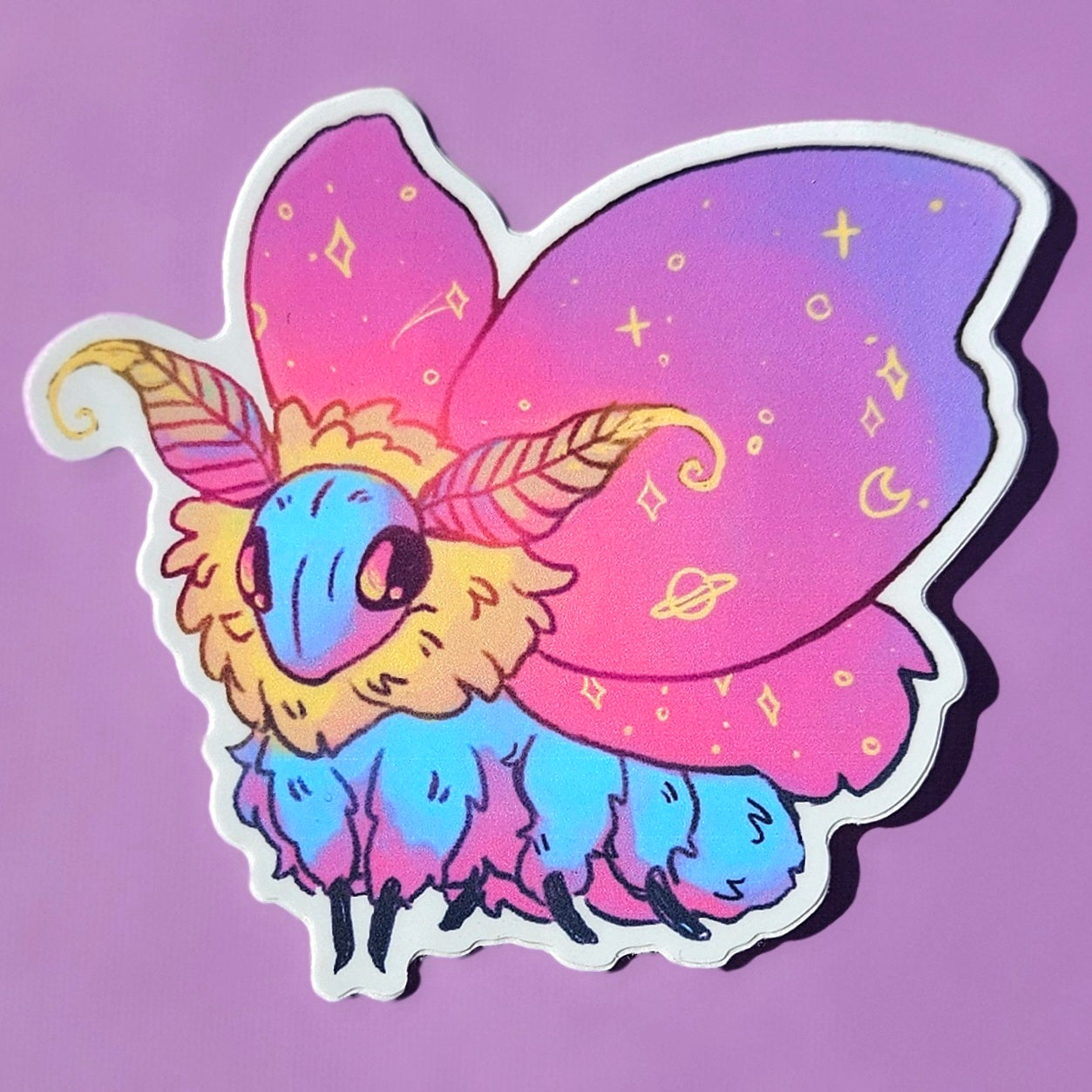 Pan Moth Sticker