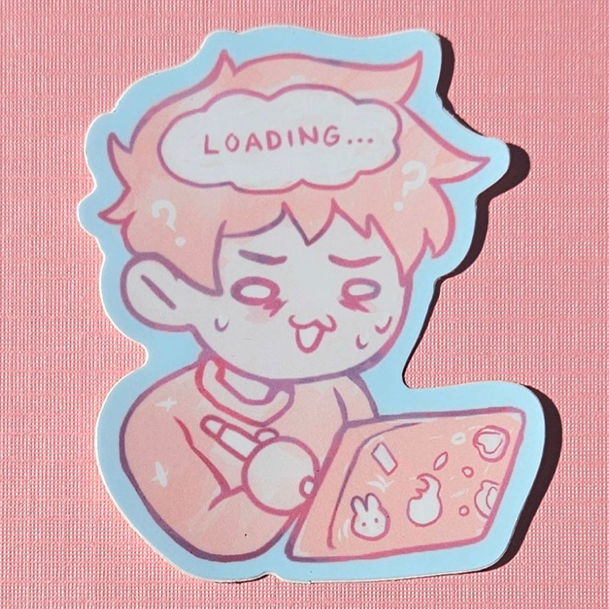 Loading Sticker