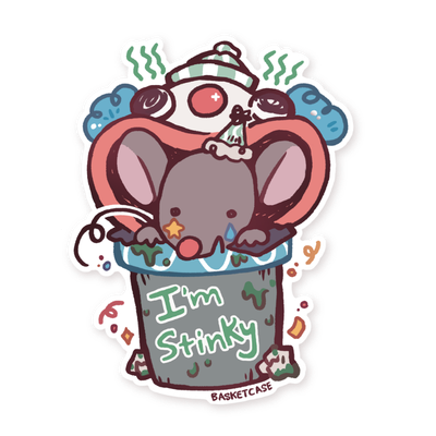 I'm Stinky Rat Sticker