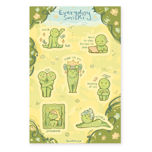 Green Guy Sticker Sheet