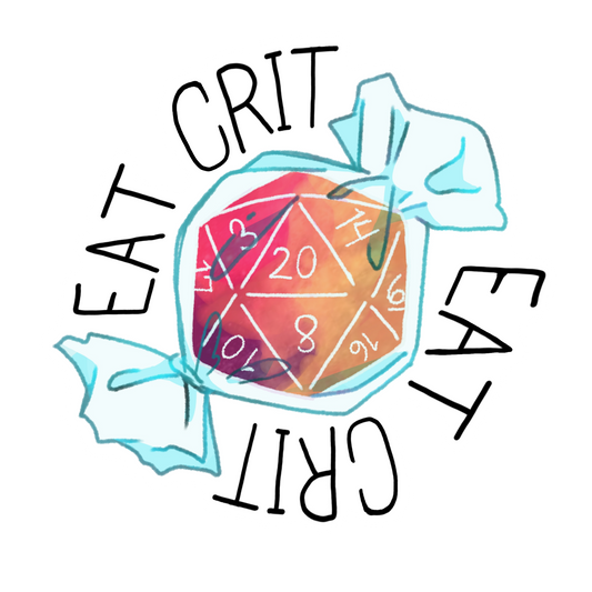 Eat Crit Red Sticker