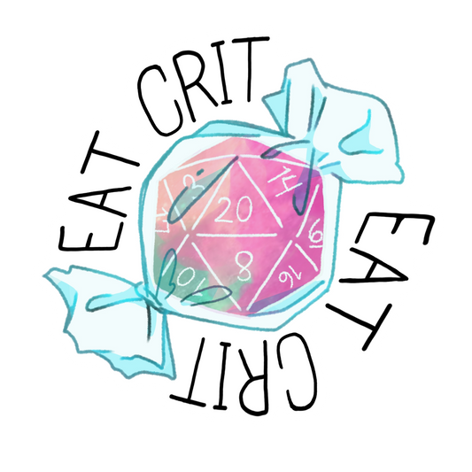 Eat Crit Pink Sticker
