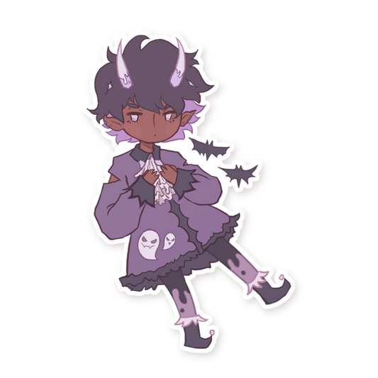 Nightshade Lolita Goth Sticker