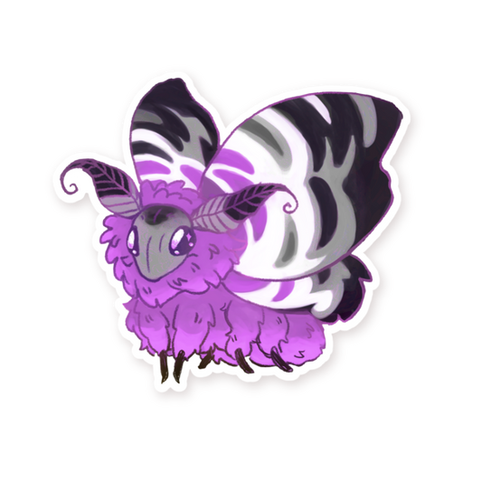 Ace Moth Sticker