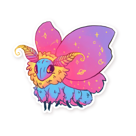 Pan Moth Sticker
