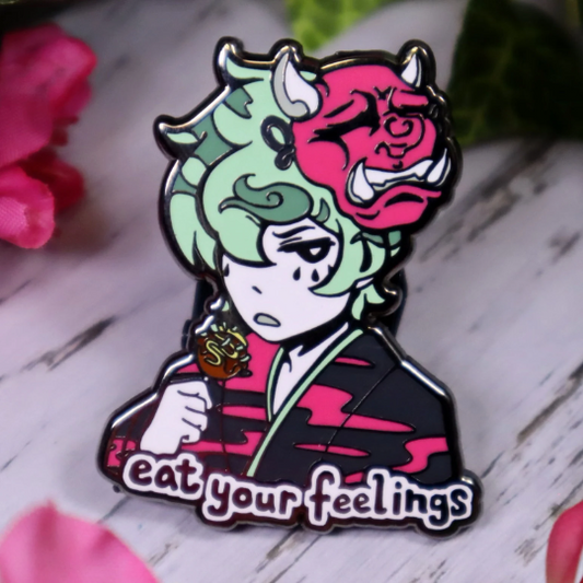 Eat Your Feelings Enamel Pin