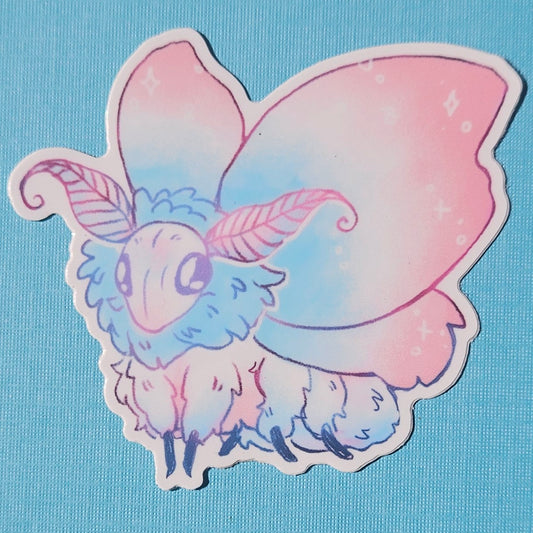 Trans Moth Sticker