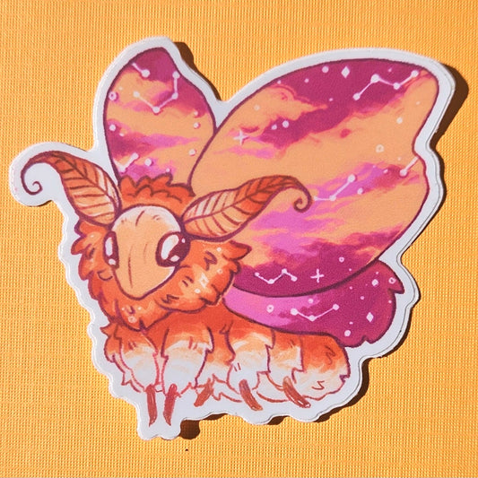 Lesbian Moth Sticker