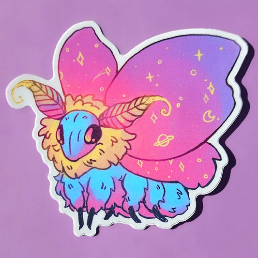 Pan Moth Sticker