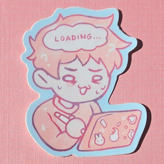 Loading Sticker